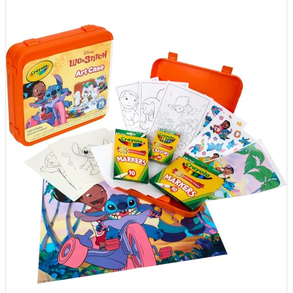 Crayola Lilo & Stitch Plastic Art Case